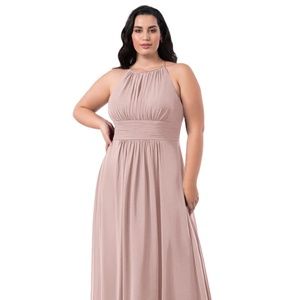 Azazie Bonnie Dress in Dusty Rose